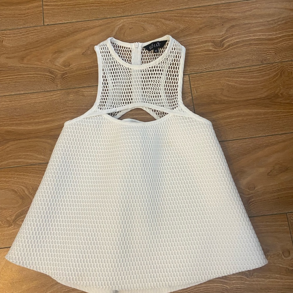 White adorable tank